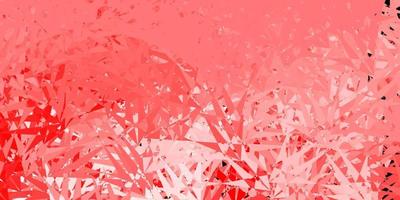 Light red vector background with polygonal forms.