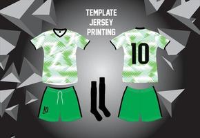 jersey design vector abstract pattern template display front and back for football teams, basketball, cycling, baseball, volleyball, racing, etc.