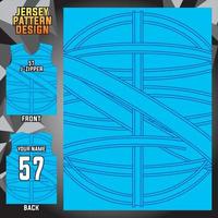 jersey design vector abstract pattern template display front and back for football teams, basketball, cycling, baseball, volleyball, racing, etc.