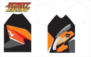 colorful racing jersey design patterns for printing and sublime vector