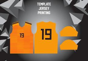 jersey design vector abstract pattern template display front and back for football teams, basketball, cycling, baseball, volleyball, racing, etc.