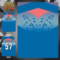 jersey design vector abstract pattern template display front and back for football teams, basketball, cycling, baseball, volleyball, racing, etc.