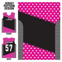 jersey design vector abstract pattern template display front and back for football teams, basketball, cycling, baseball, volleyball, racing, etc.