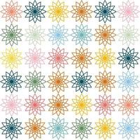 Diseño de patrones sin fisuras muy hermoso para decorar, papel tapiz, papel de regalo, tela, telón de fondo, etc. vector