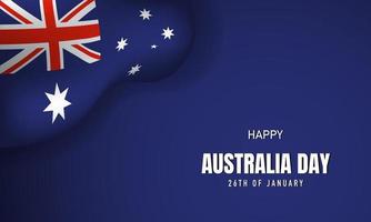 Australia Day Background Design. Vector Illustration.