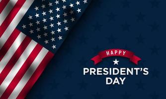 President's Day Background Design. Vector Illustration.