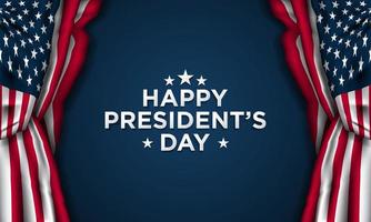 President's Day Background Design. Vector Illustration.