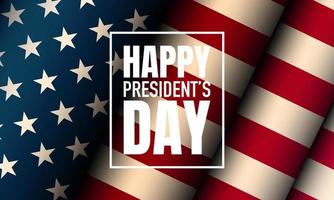 President's Day Background Design. Vector Illustration.