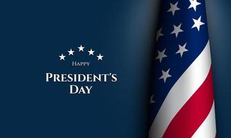 President's Day Background Design. Vector Illustration.