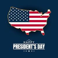 President's Day Background Design. Vector Illustration.