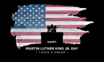 Martin Luther King Jr. Day Background. Vector Illustration.