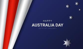 Australia Day Background Design. Vector Illustration.