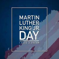 Martin Luther King Jr. Day Background. Vector Illustration.