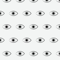 One Eye Pattern Background vector