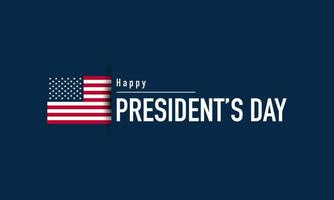 President's Day Background Design. Vector Illustration.