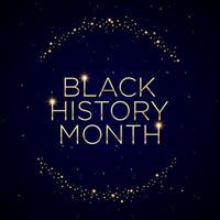 Black History Month Background Design. Vector Illustration.