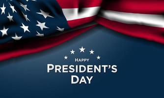 President's Day Background Design. Vector Illustration.