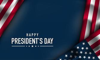 President's Day Background Design. Vector Illustration.