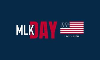 Martin Luther King Jr. Day Background. Vector Illustration.