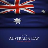 Australia Day Background Design. Vector Illustration.