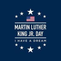 Martin Luther King Jr. Day Background. Vector Illustration.