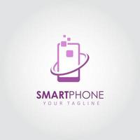 Smartphone logo design vector. Suitable for your business logo vector