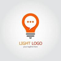 Light logo design vector. Suitable for your business logo vector