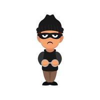 Thief illustration crime vector