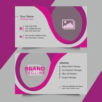real estate business card design vector