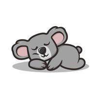 Cute koala mascot vector illustration