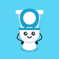 Cute toilet mascot