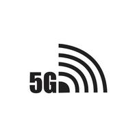 5G Icon vector flat design