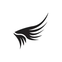 diseño de vector de logotipo de ilustración de ala