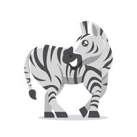 cute zebra mascot