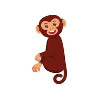 monkey illustration mascot vector