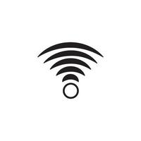 Wireless design logo template vector
