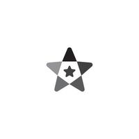 Star logo icon vector Template