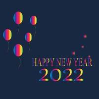 Happy new year design template vector