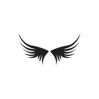 Wing illustration logo vector design