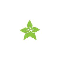 estrella logo icono vector plantilla