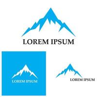 Mountain icon Logo Template Vector illustration design