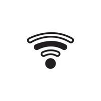 Wireless design logo template vector