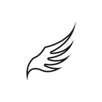 Wing illustration logo vector design