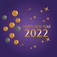 Happy new year design template vector