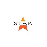 estrella logo icono vector plantilla