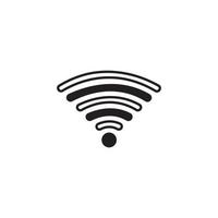 Wireless design logo template vector