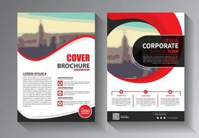flyer business template for brochure annual report with modern idea