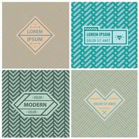 Graphic Design Templates for Logo, Labels and Badges. Abstract Line Patterns Backgrounds. vector