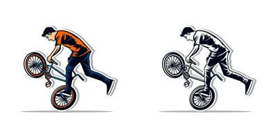 vector de logotipo bmx