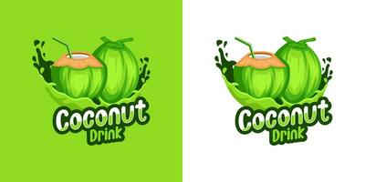 vector de logotipo de coco